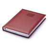 Branded Promotional RIO A5 PAGADAY DESK DIARY in Red from Concept Incentives