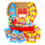 Branded Promotional PERSONALISED RETRO SWEET HAMPER 970G Sweets From Concept Incentives.