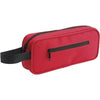 Branded Promotional POLYESTER CHILDRENS PENCIL CASE in Red Pencil Case From Concept Incentives.