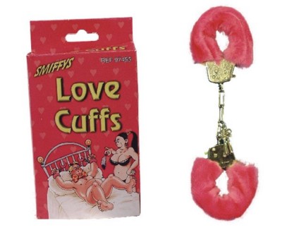 Branded Promotional FURRY FLUFFY HAND CUFFS Fancy Dress From Concept Incentives.