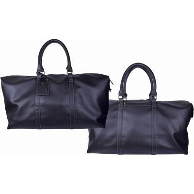 Branded Promotional PU TRAVEL WEEKEND BAG HOLDALL Bag From Concept Incentives.