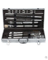 Branded Promotional BBQ TOOL SET in Silver BBQ From Concept Incentives.