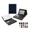 Branded Promotional A4 ZIP PORTFOLIO & DISPLAY STAND in Belluno PU Leather iPad From Concept Incentives.