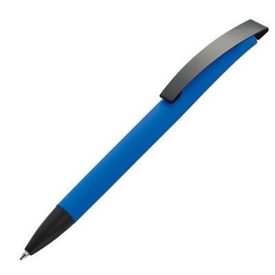 Branded Promotional BRESCIA BALL PEN in Blue Pen From Concept Incentives.