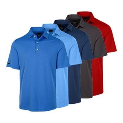 Branded Promotional GREG NORMAN SELF FABRIC COLLAR TEXTURED SHIRT Polo Shirt From Concept Incentives.