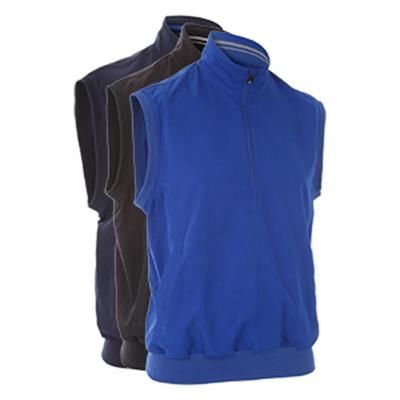 Branded Promotional PQ AQUASOFT WINDVEST - ZIP NECK Polo Shirt From Concept Incentives.