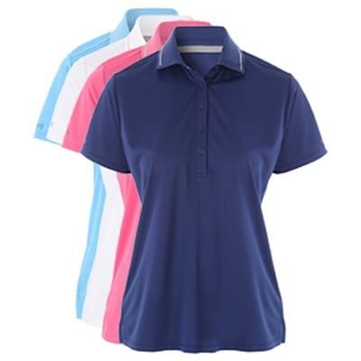 Branded Promotional PQ LADIES HEATHER TECHNICAL GOLF POLO SHIRT Polo Shirt From Concept Incentives.