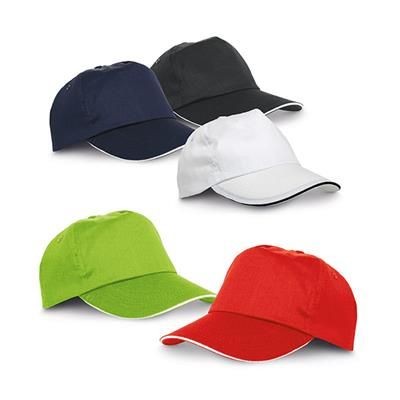 Branded Promotional SANDWICH CAP Baseball Cap From Concept Incentives.