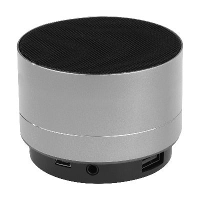 Branded Promotional ALUMINIUM METAL BLUETOOTH SPEAKER in Grey Speakers From Concept Incentives.