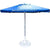 Branded Promotional 2M SQUARE ALUMINIUM METAL PARASOL Parasol Umbrella From Concept Incentives.