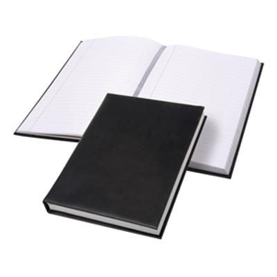 Branded Promotional MALVERN A5 GENUINE LEATHER BOUND NOTE BOOK Jotter From Concept Incentives.