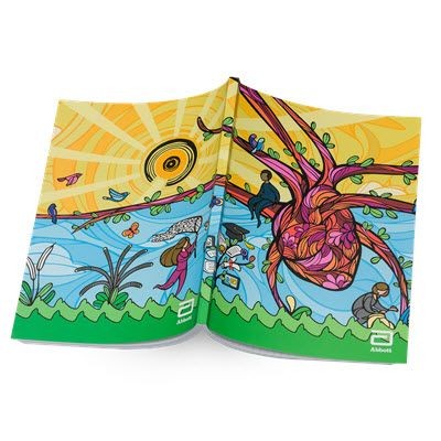 Branded Promotional A5 PERFECT BOUND FULL COLOUR SOFTCOVER NOTE BOOK Jotter From Concept Incentives.