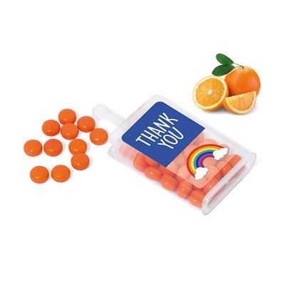 Branded Promotional RAINBOW ORANGE SWEETS Sweets From Concept Incentives.