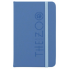 Branded Promotional ABBEY MINI NOTE BOOK in Cyan Jotter From Concept Incentives.