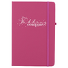 Branded Promotional ABBEY NOTE BOOK in Pink Jotter From Concept Incentives.
