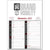 Branded Promotional MEMO NOTE PAD PLANNER in Red & Black Calendar From Concept Incentives.