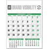 Branded Promotional COMMERCIAL PLANNER - GREEN & BLACK Calendar From Concept Incentives.