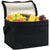Branded Promotional MARDEN 6 CAN COTTON COOL BAG in Black Cool Bag From Concept Incentives.