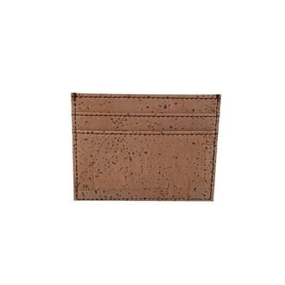 Branded Promotional CORK DOUBLE SIDED CARD HOLDER Credit Card Holder From Concept Incentives.