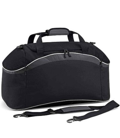 Branded Promotional TEAMWEAR HOLDALL in Grey and Black Bag From Concept Incentives.