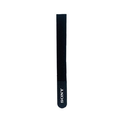 Branded Promotional VELCRO CABLE TIE Cable Tidy in Black From Concept Incentives.