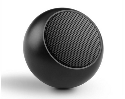 Branded Promotional BUBBLE BLUETOOTH SPEAKER in Black Speakers From Concept Incentives.