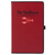 Branded Promotional BORDER NOTE BOOK in Red from Concept Incentives