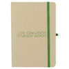 Branded Promotional BORROWDALE NOTE BOOK in Green Jotter From Concept Incentives.