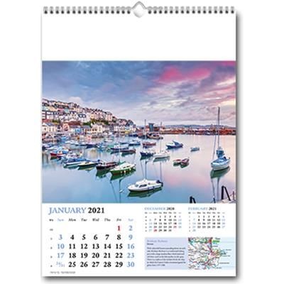 Branded Promotional SCENIC BRITAIN WALL CALENDAR Calendar From Concept Incentives.