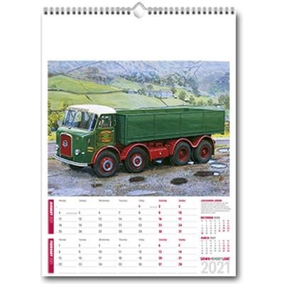 Branded Promotional DOWN MEMORY LANE WALL CALENDAR Calendar From Concept Incentives.