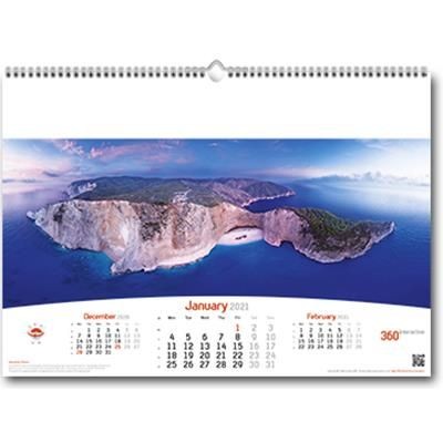 Branded Promotional 360 INTERACTIVE WALL CALENDAR Calendar From Concept Incentives.