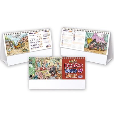 Branded Promotional BIZARRE WORLD OF WORK DESK CALENDAR Calendar From Concept Incentives.