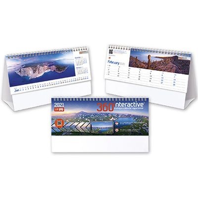 Branded Promotional 36OINTERACTIVE DESK CALENDAR Calendar From Concept Incentives.