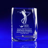 Branded Promotional CHAMONIX AWARD with Colour Print Crystal Sizes: 100 x 70 x 40mm Award From Concept Incentives.