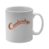 Branded Promotional CAMBRIDGE MUG in White Mug From Concept Incentives.