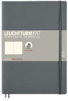 Branded Promotional LEUCHTTURM1917 SOFTCOVER COMPOSITION B5 NOTE BOOK in Grey Jotter From Concept Incentives.