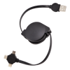 Branded Promotional SMART CONNEXION USB CABLE in Black from Concept Incentives