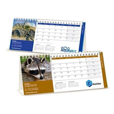 Branded Promotional DESK TENT CALENDAR Calendar From Concept Incentives.