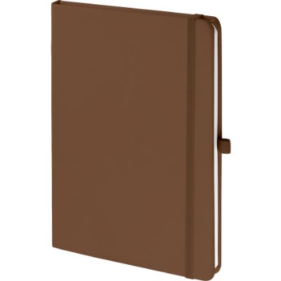 Branded Promotional MOOD SOFTFEEL NOTE BOOK in Brown Notebook from Concept Incentives