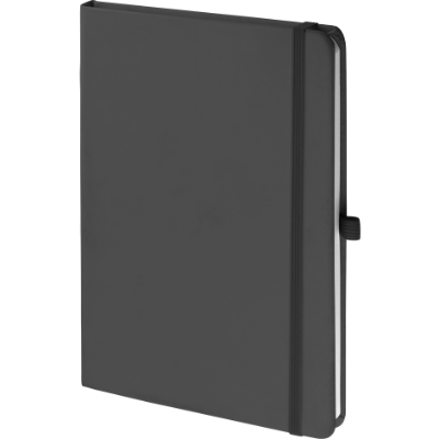 Branded Promotional MOOD SOFTFEEL NOTE BOOK in Grey Notebook from Concept Incentives