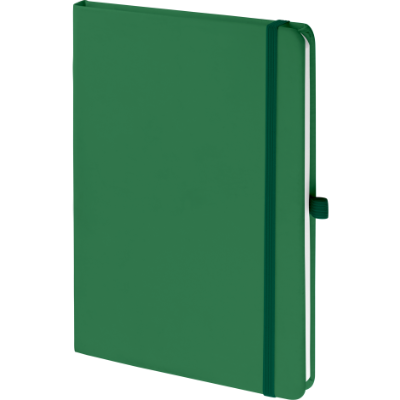 Branded Promotional MOOD SOFTFEEL NOTE BOOK in Green Notebook from Concept Incentives