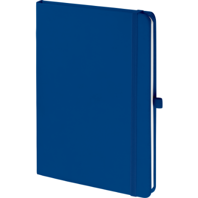 Branded Promotional MOOD SOFTFEEL NOTE BOOK in Blue Notebook from Concept Incentives
