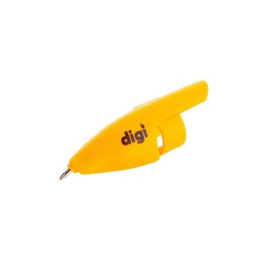 Branded Promotional LARGE DIGI PEN in Yellow Pen From Concept Incentives.