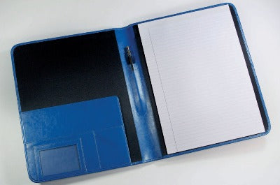 Branded Promotional DARWIN PU A4 NON ZIP FOLDER Conference Folder From Concept Incentives.