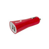 Branded Promotional DOUBLE USB CAR CHARGER in Red Charger From Concept Incentives.