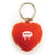 Branded Promotional STRESS HEART Heart shape stress reliever keyring from Concept Incentives