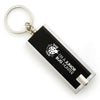 Branded Promotional DHAKA KEYRING TORCH LIGHT in Black from Concept Incentives