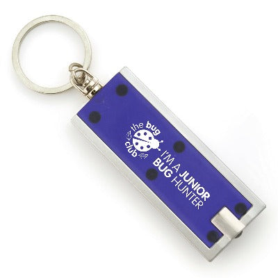 Branded Promotional DHAKA KEYRING TORCH LIGHT from Concept Incentives