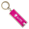 Branded Promotional DHAKA KEYRING TORCH LIGHT in Pink from Concept Incentives
