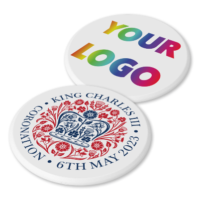 Branded Promotional CORONATION RECYCLED COASTER Drinks Coaster from Concept Incentives